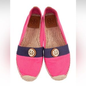 Tory Burch Color-block Round Toe Espadrille